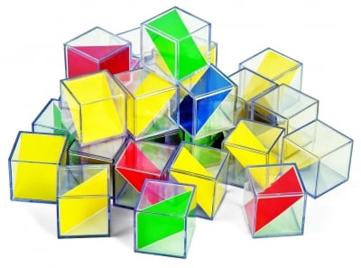 Конструктор Кубчета прозрачни 36 части