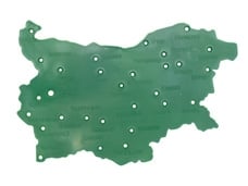 Шаблон  географска Карта на България