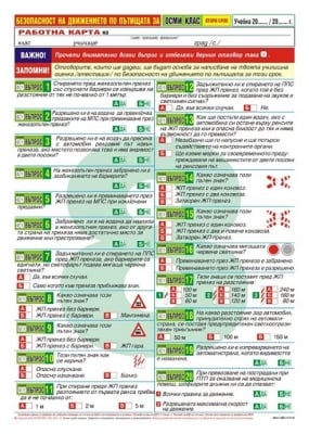 БД - тестове - 8кл. - 2 срок Раб.карти 23г.