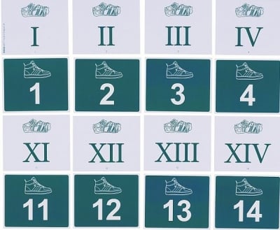 Игра “Римските числа от  1 до 20“