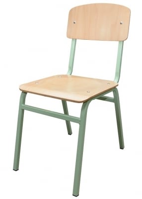 Стол класен с 2 шпросни кв. желязо, H=46см, цв.