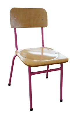 Столче за ДГ  цветна метална част H=34 см
