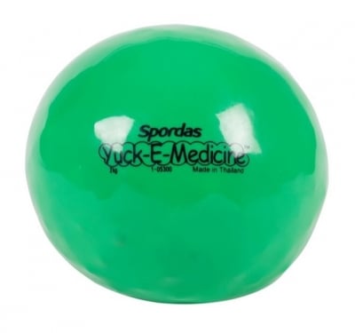 Топка Yuck-E медицинска  2 кг с d=16 см - зелена