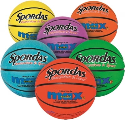 Топка за баскетбол Spordas MAX №7, 6 броя