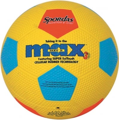 Топка за футбол Spordas MAX Super Soft, гумена №5