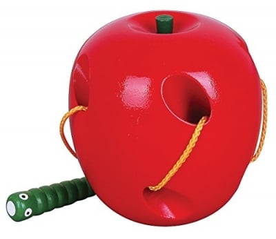 Игра за шиене - Ябълка с червейче