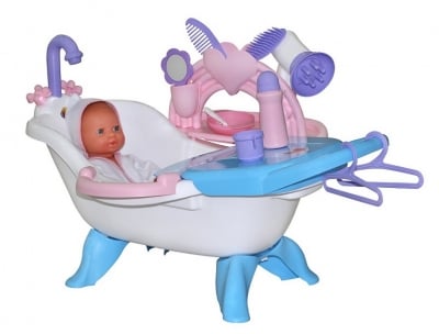 Бебе Coloma във вана, с аксесоари