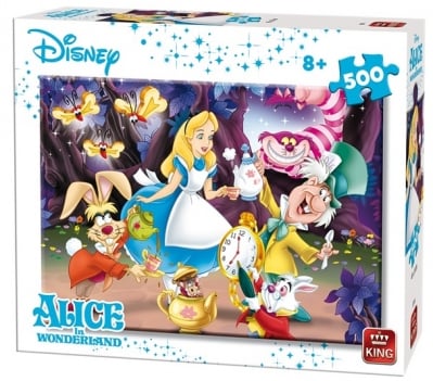 Пъзел 500части: Disney - Алиса в страната на чудесата