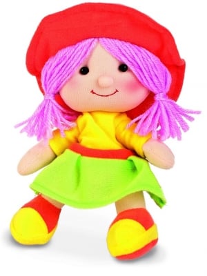 Кукла от текстил Момиче 20см - с шапка