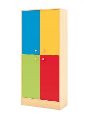 Шкаф  Rainbow  с  4 шкафчета 86х35х192см