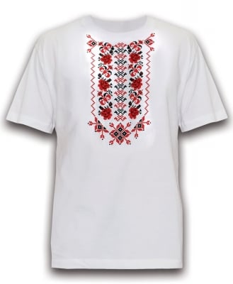 Тениска с фолклорни мотиви S