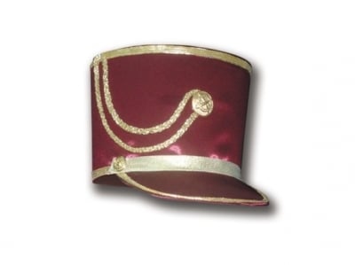 Парадна мажотретна шапка-червена