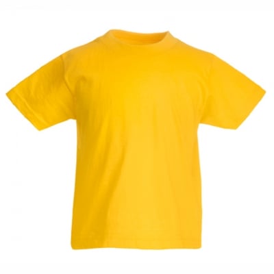 Тениска за  2-3год, ръст 98см слънчево жълта