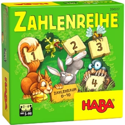 Haba Мемо мини игра - Поредност на числата