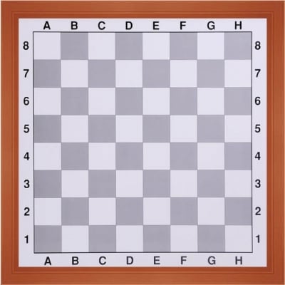 Дъска за шах магнитна Дървена рамка  70х70