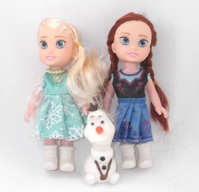 Комплект кукли - Анна, Елза и Олаф