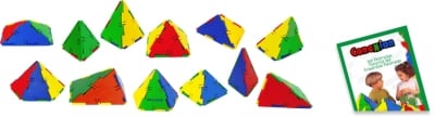 Комплект Математика: - 3-измерни многостени(пирамидални) 53части