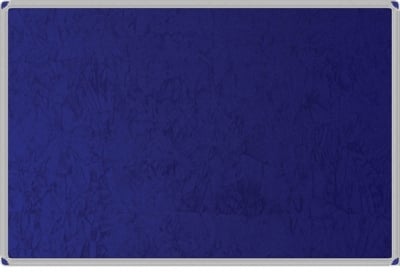 Корк.табло с плат  синьо Ал.рамка   45х60