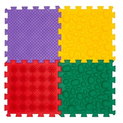 Модулен сензорен килим за игра Ortho Puzzle - Савана
