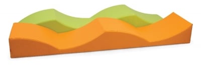 Комплект меки форми за игра - Терапевтични хълмове, зелен и оранжев 2бр.