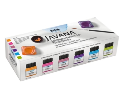 Комплект бои за рисуване върху коприна SILK JAVANA, TREND colors