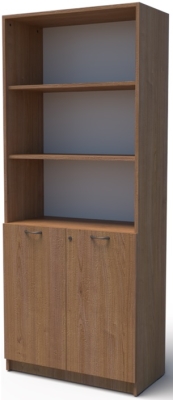 Шкаф с открити рафтове и 2 врати 80х40 H=194см, със заключване