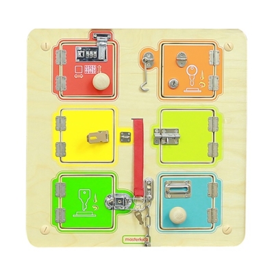 Манипулативна дъска за стена - Шкафчета с ключалки