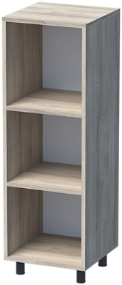Модулен шкаф Уни с открити рафтове, 40х40 Н=120см