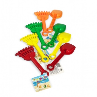 Комплект за пясък - лопатка и гребло