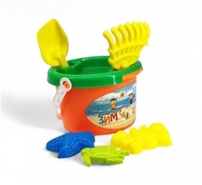 Комплект за пясък - кофичка със 7 аксесоара