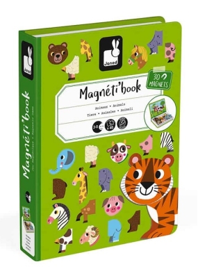 Janod Магнитна книга-игра: Животни