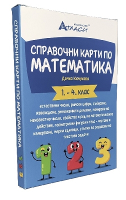 Справочни карти по математика за 1, 2, 3 и 4 клас (Атласи)