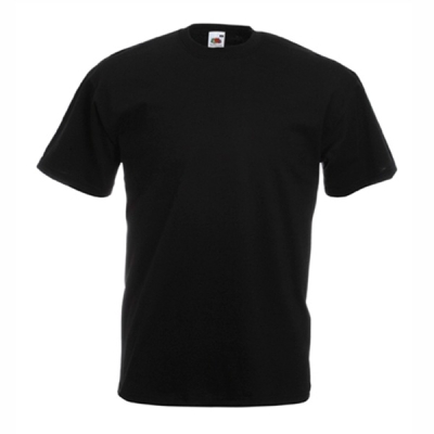 Тениска мъжка, размер S/M/L/XL/XXL, черна