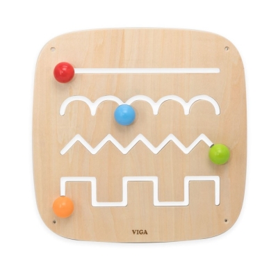 Дървен стенен панел - Лабиринти и трасе