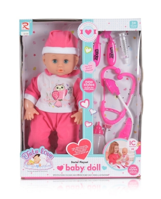Бебе  с докторски комплект