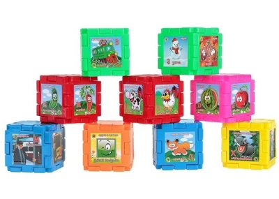 Конструктор - кубчета с картинки