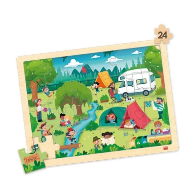 Комплект 4 пъзела -  Свободно време и социален живот, 24ч.