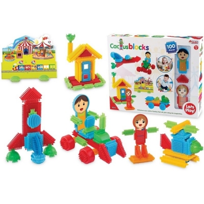 Dede Конструктор с бодлички Превозни средства, 100ч.