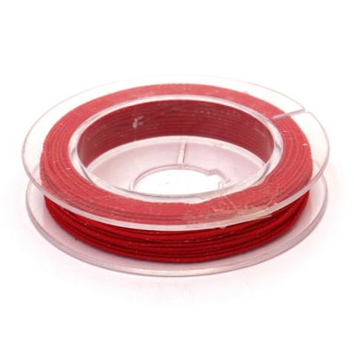 Ластик 0.6 мм - червен, 10 метра