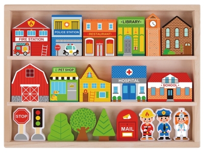 Дървен конструктор - Град