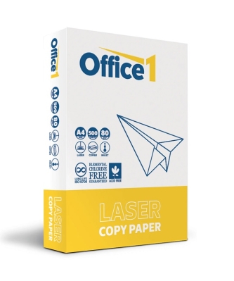 Хартия копирна Office 1 Laser Copy A4, 80 g/m2, 500л.