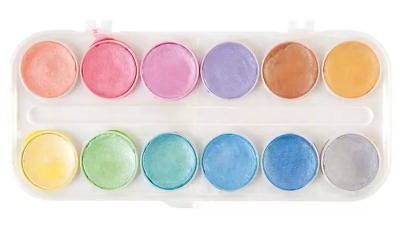 Aкварелни бои Pastel, 12 цвята