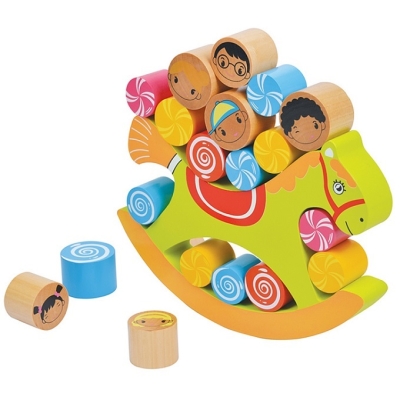 Дървена игра за баланс - Конче