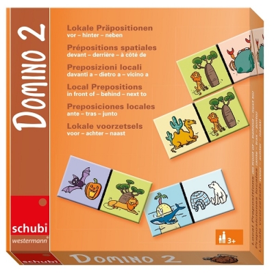 Логопедична игра - Домино с предлози 2