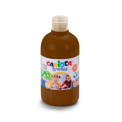 Темперни бои Carioca 1цв в тубa 500ml КАФЯВА