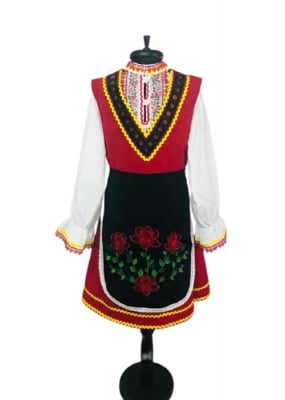 Народна носия за момиче  3-6 години (Модел 11) - риза, сукман, престилка