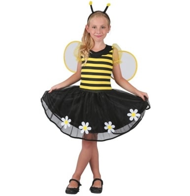 Костюм Пчеличка - рокля, диадема и крила