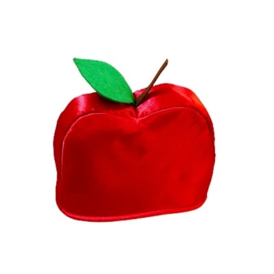 Театрална шапка -   Ябълка (червена)