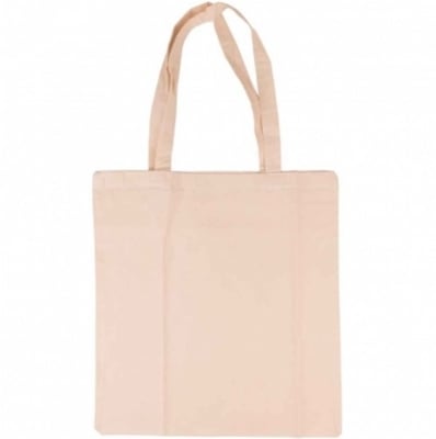 Текстилна торбичка, 100% памук 38х42см - натурално бяла