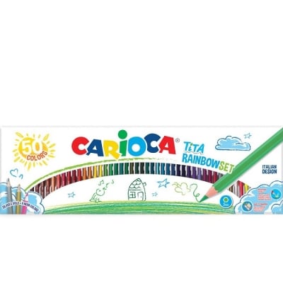 Цв.моливи Carioca Tita, 50 цвята